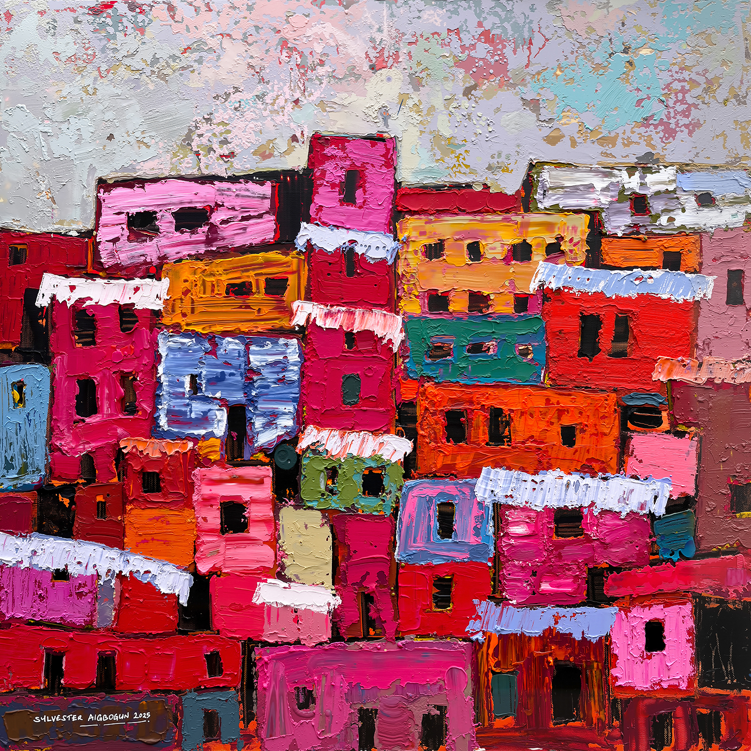 A Thousand Small Stories — acrylic on canvas