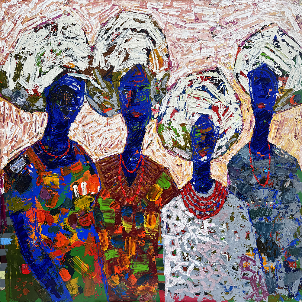 Motherly Wisdom — figurative painting