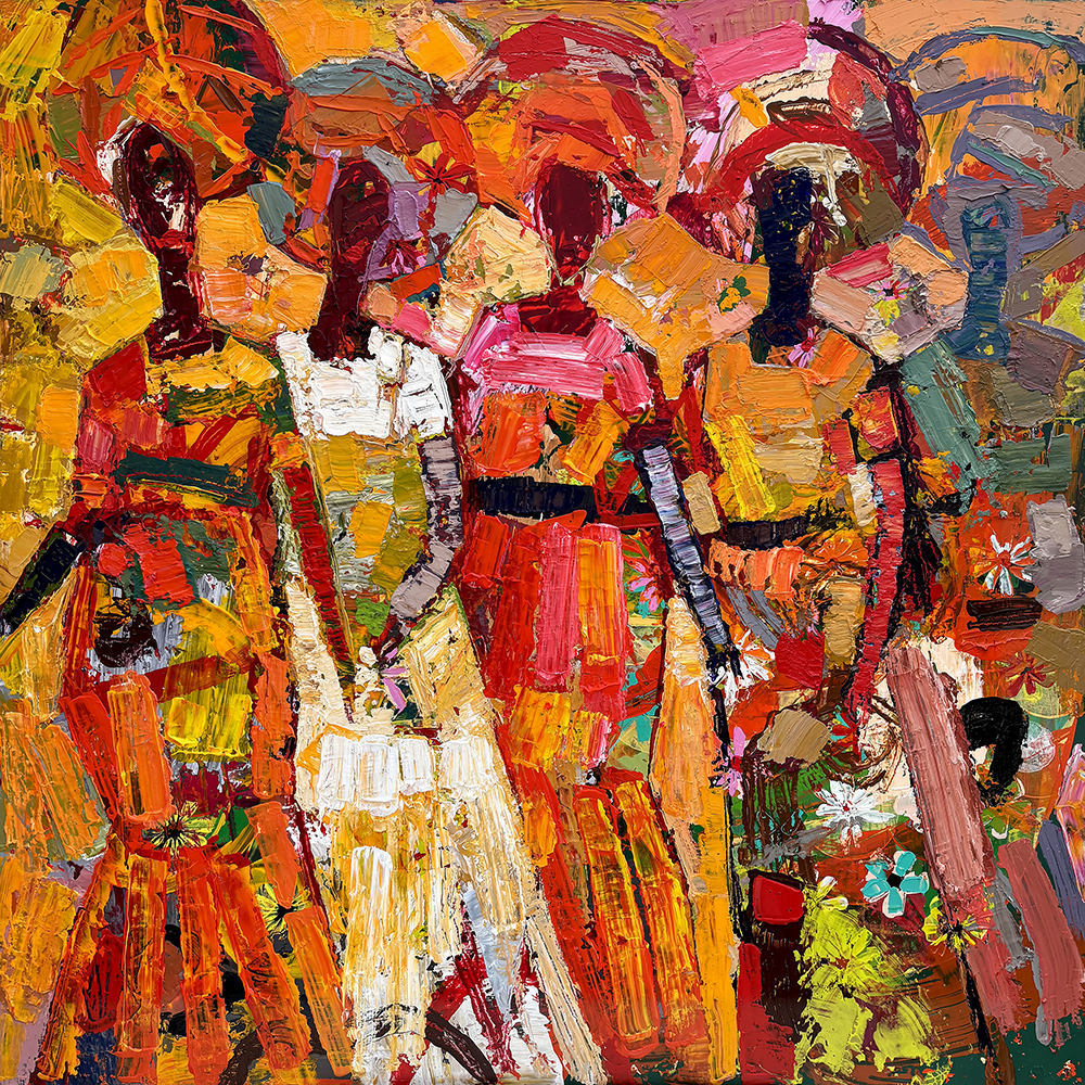 Mothers Representing — figurative painting